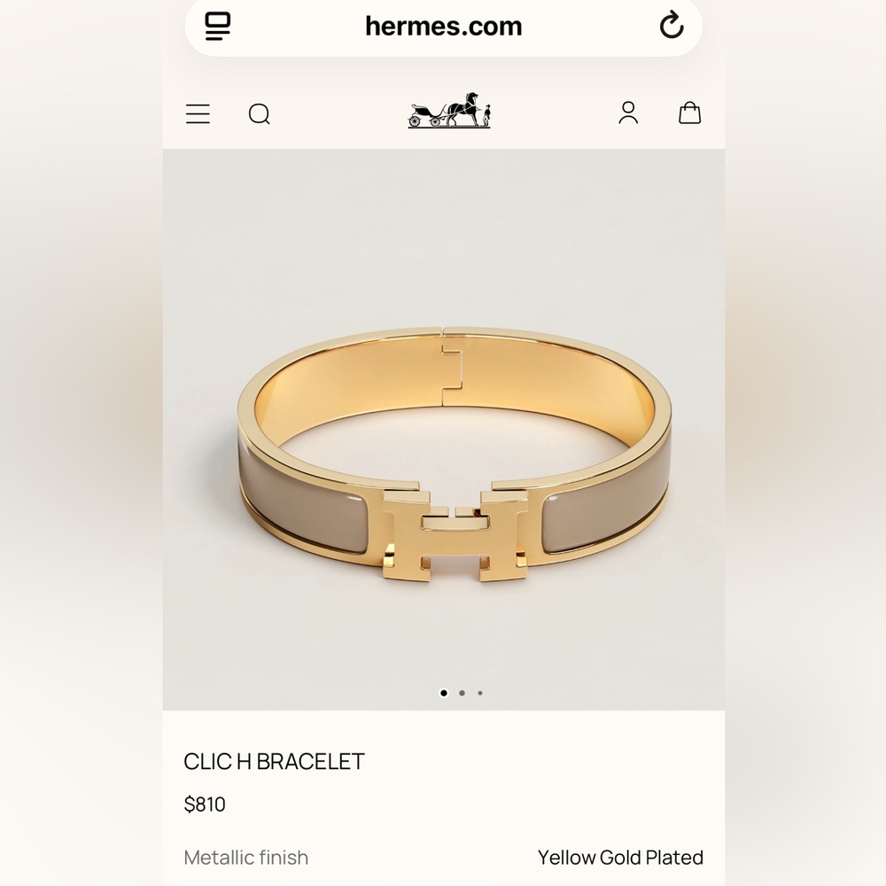 Hermes CLIC H Bracelet